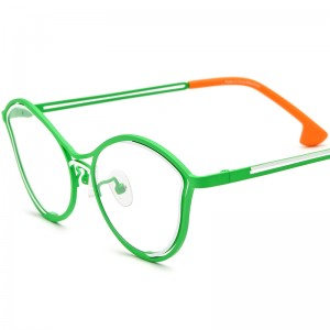 Color cat eye ultra light pure titanium frames