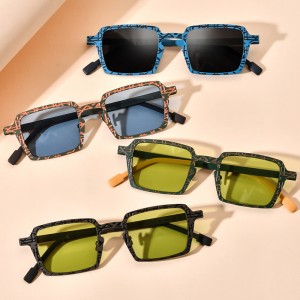 Multicolor pure titanium personality retro sunglasses sunglasses