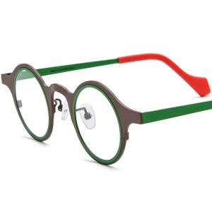 Pure titanium round spectacle frames