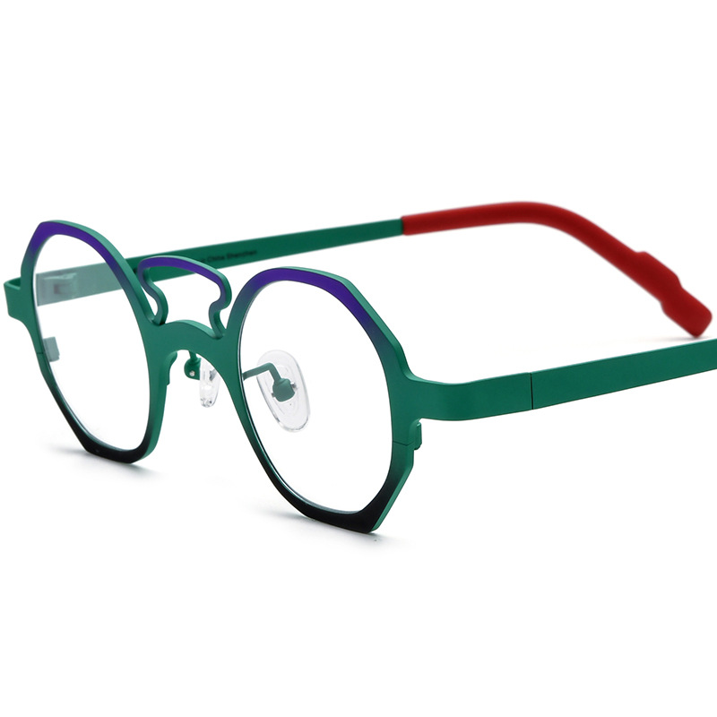 Polygonal ultra-light pure titanium frames