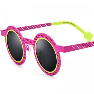 Multi-color titanium personality sunglasses