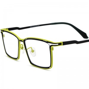 Pure titanium myopia square glasses frame