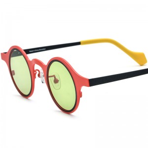 Multi-color pure titanium personality sunglasses