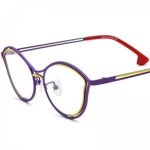 Color cat eye ultra light pure titanium frames