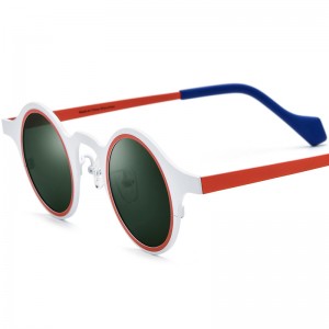 Multi-color pure titanium personality sunglasses