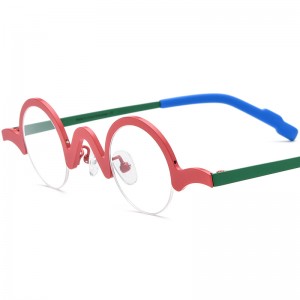 ultra-light pure titanium myopia round frame