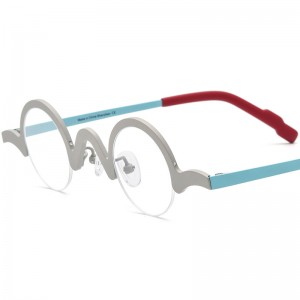 ultra-light pure titanium myopia round frame