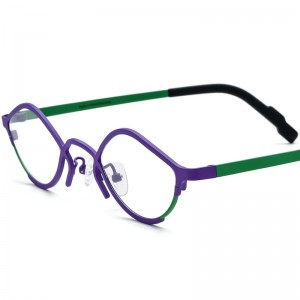 Cat eye fashion pure titanium frames