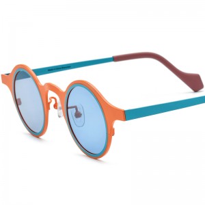 Multi-color pure titanium personality sunglasses