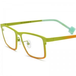 2024 Retro gradient titanium glasses