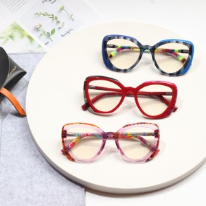 frèamaichean eyeglass acetate mòr-reic air an dèanamh le làimh