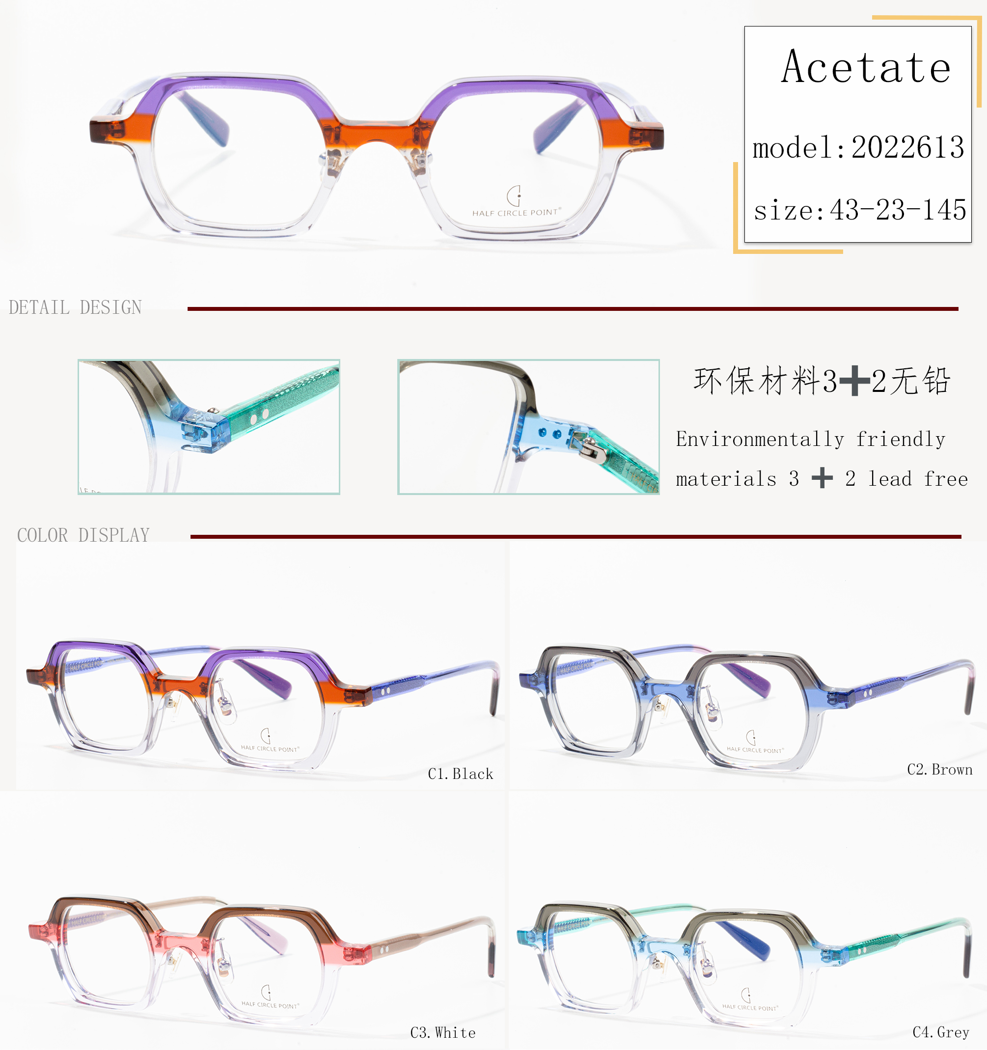 acetate frames for glasses