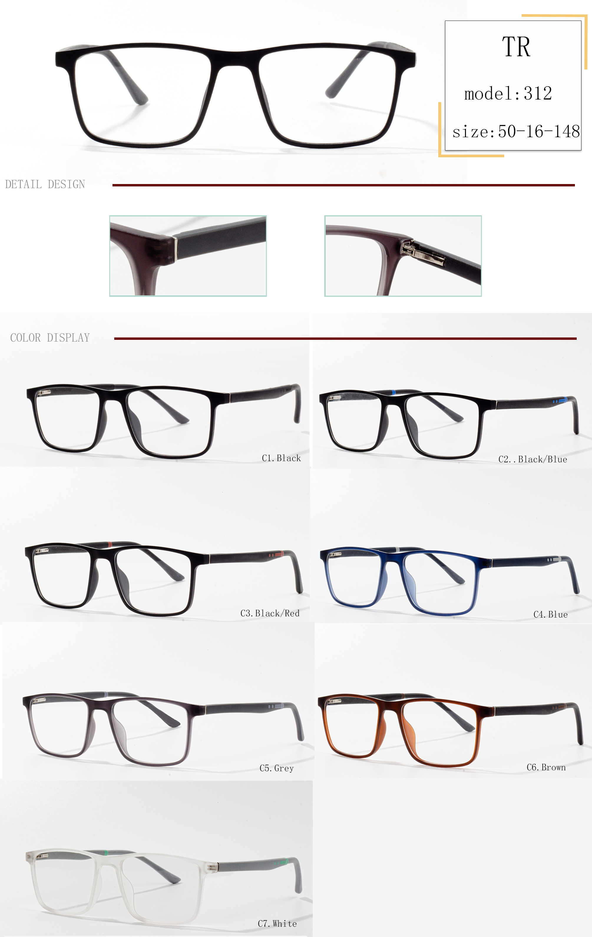 fashion unisex eyewear