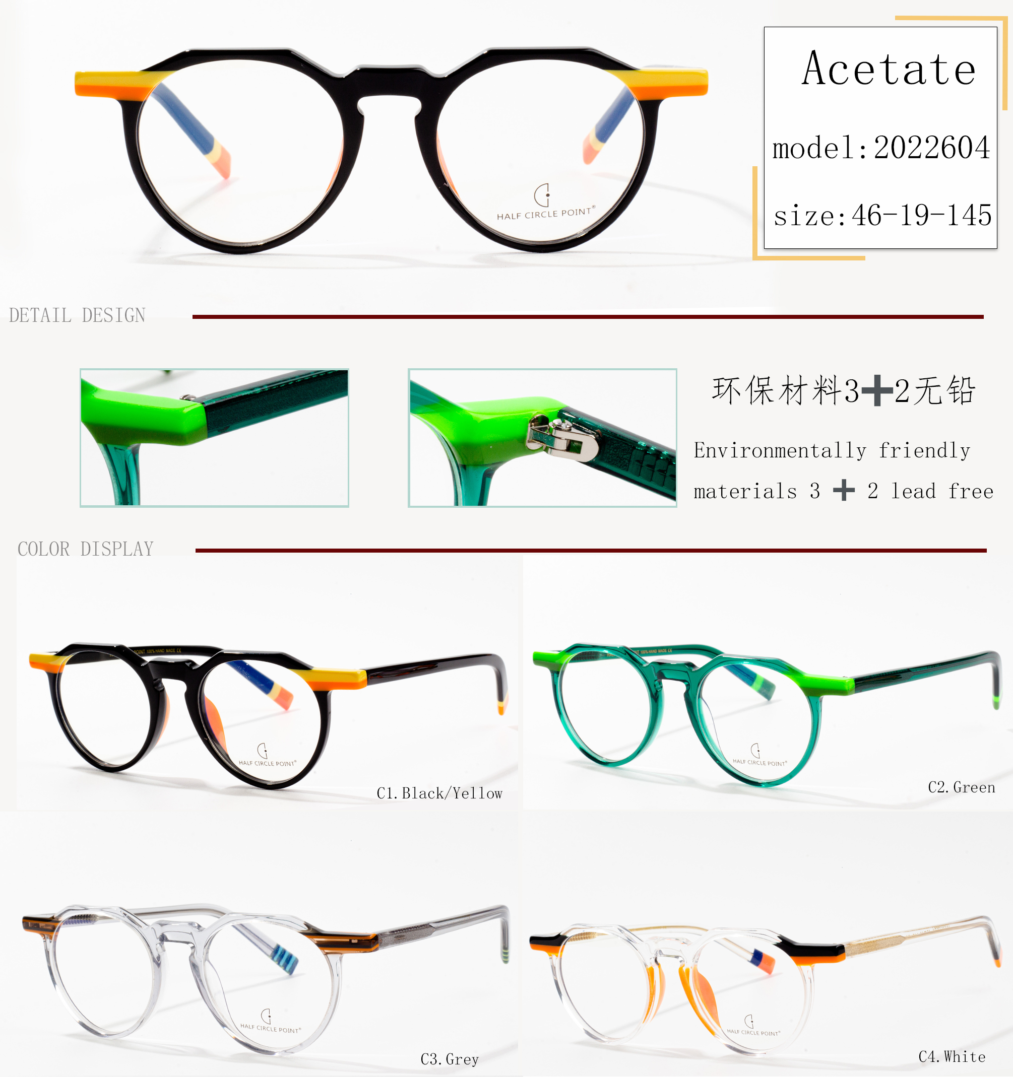 thin acetate frames